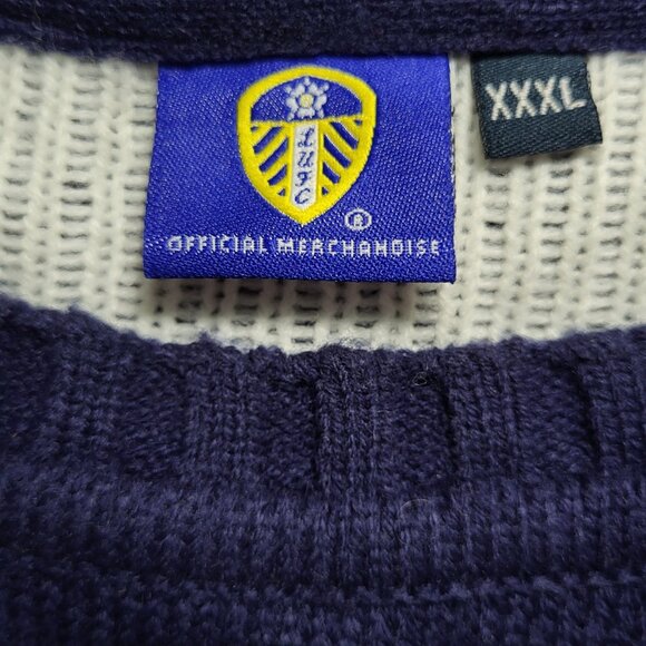 Leeds United FC Men's Sweater Size XXXL Frosty The Snowman Ugly Christmas - Picture 5 of 7